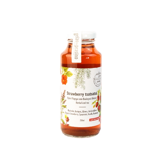 Strawberry Tsatsatsá: Refreshing Herbal Blast in a Bottle!